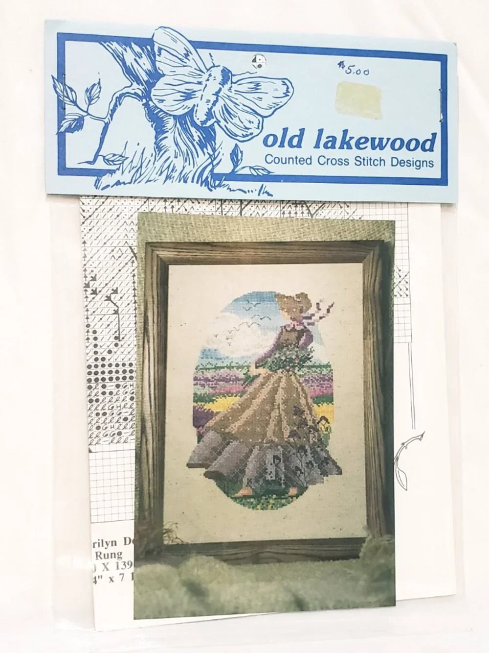 Prairie Flower Counted Cross Stitch Pattern Old Lakewood Designs 1992